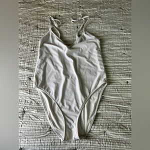 PINK white swimsuit XXL